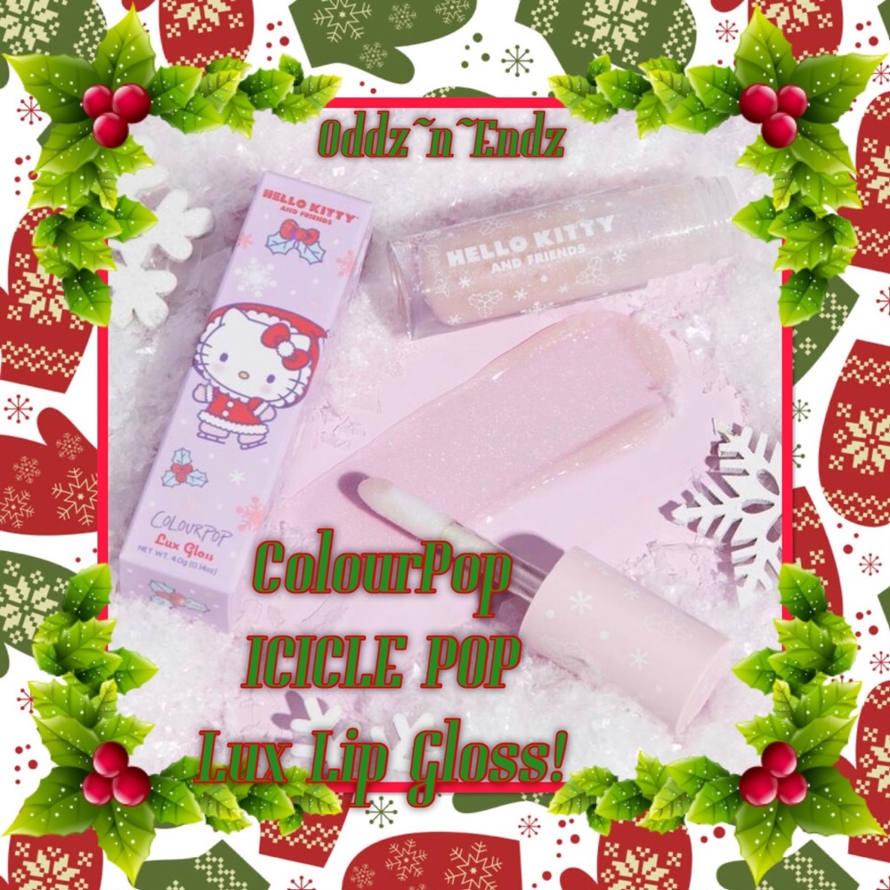 FINAL PRICE MARKDOWN!/ColourPop Hello Kitty&Friends LipGloss”ICICLE POP”